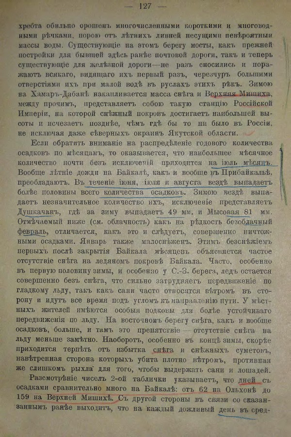 Очерк климатических особенностей Байкала